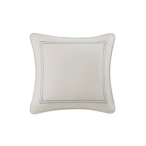 Harbor House Chelsea Bordered Cotton Percale Square Decorative Pillow 16x16"